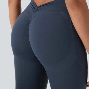 Navy Halara UltraSculpt™ High Waisted Tummy Control Butt Lifting Ruched Legging